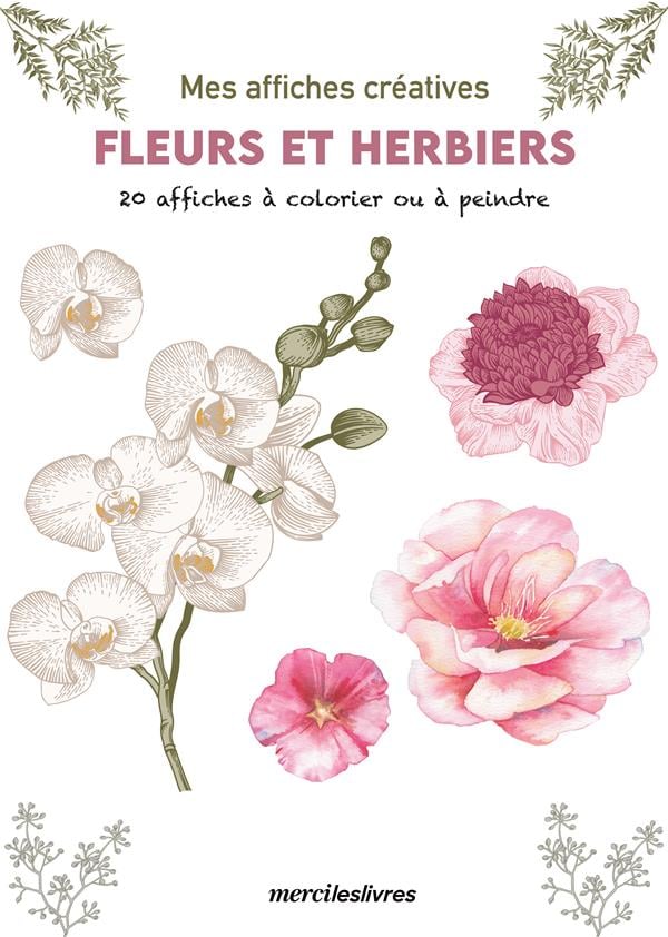 MES AFFICHES CREATIVES - FLEURS ET HERBIERS