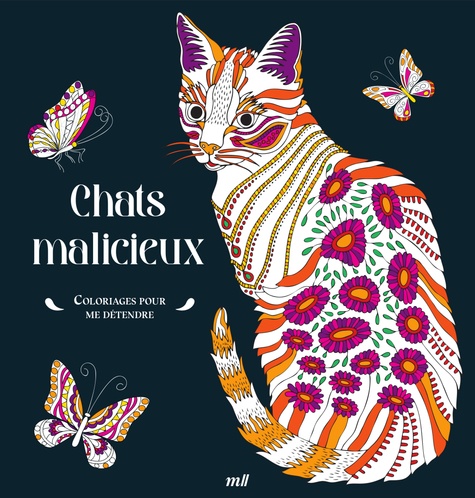 COLORIAGES POUR ME DETENDRE - CHATS MALICIEUX