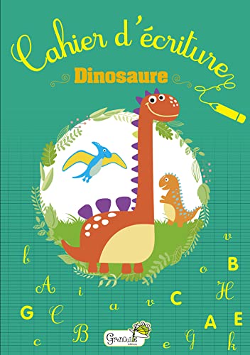 CAHIER D'ECRITURE DINOSAURE