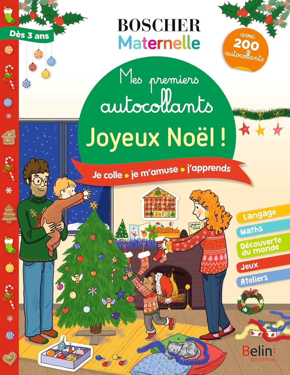 MES PREMIERS AUTOCOLLANTS - NOEL